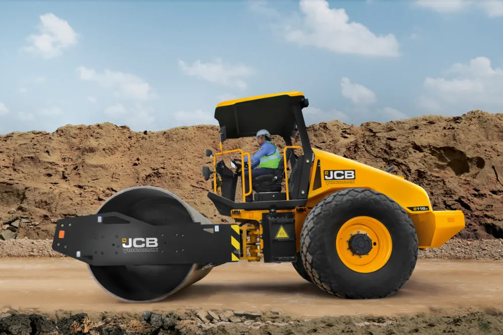 JCB 116D Single Drum Soil Compactor: Performance, Comfort, and Durability